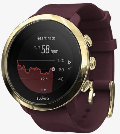Suunto 3 Fitness Smartwatch Weinrot