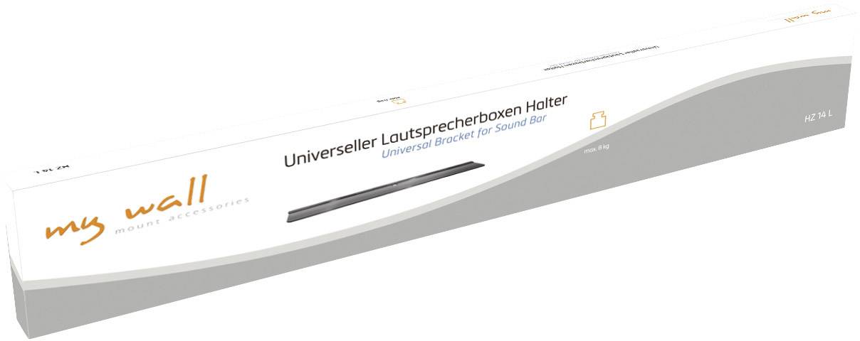 My Wall HZ14L Lautsprecher-Wandhalterung Starr Schwarz 1St.