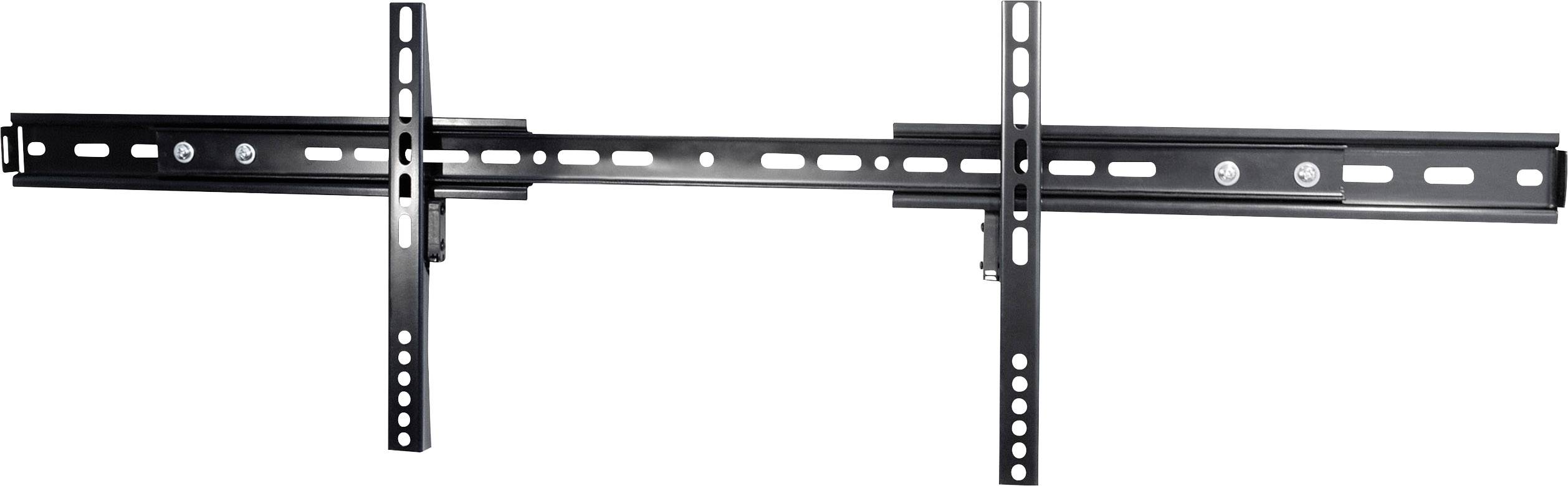 My Wall HZ13L Lautsprecher-Wandhalterung Starr, Ausziehbar Schwarz 1St.