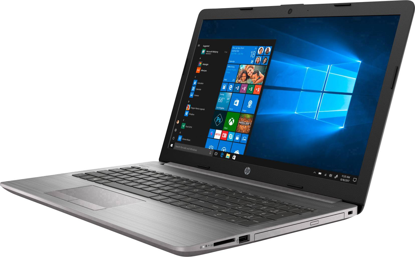 HP Notebook  39.6 cm (15.6 Zoll)  Full HD Intel® Core™ i5 i5-8265U 8 GB RAM  256 GB SSD Intel UHD Graphics 620  Silber  6EC67EA#ABD