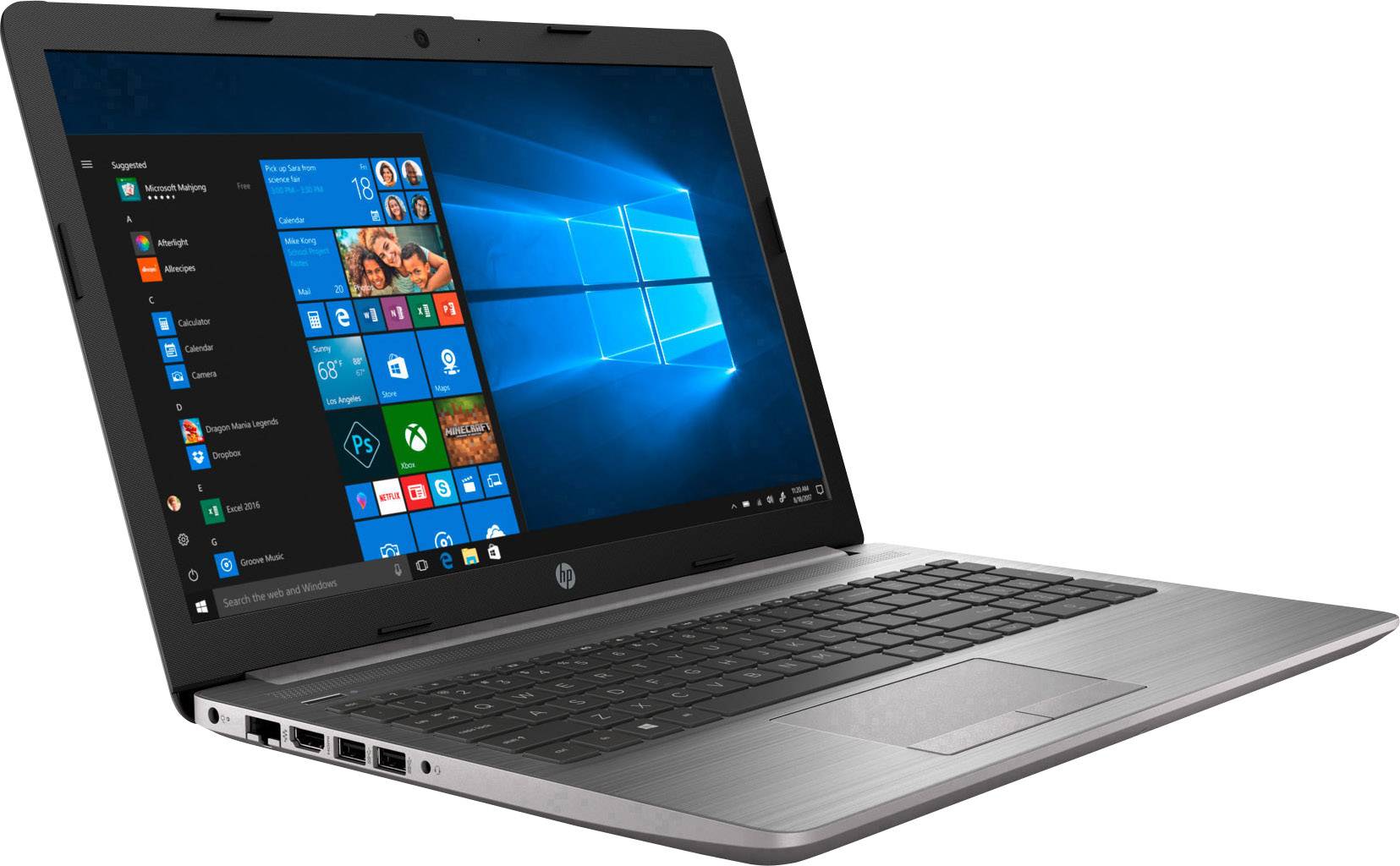 HP Notebook  39.6 cm (15.6 Zoll)  Full HD Intel® Core™ i5 i5-8265U 8 GB RAM  256 GB SSD Intel UHD Graphics 620  Silber  6EC67EA#ABD