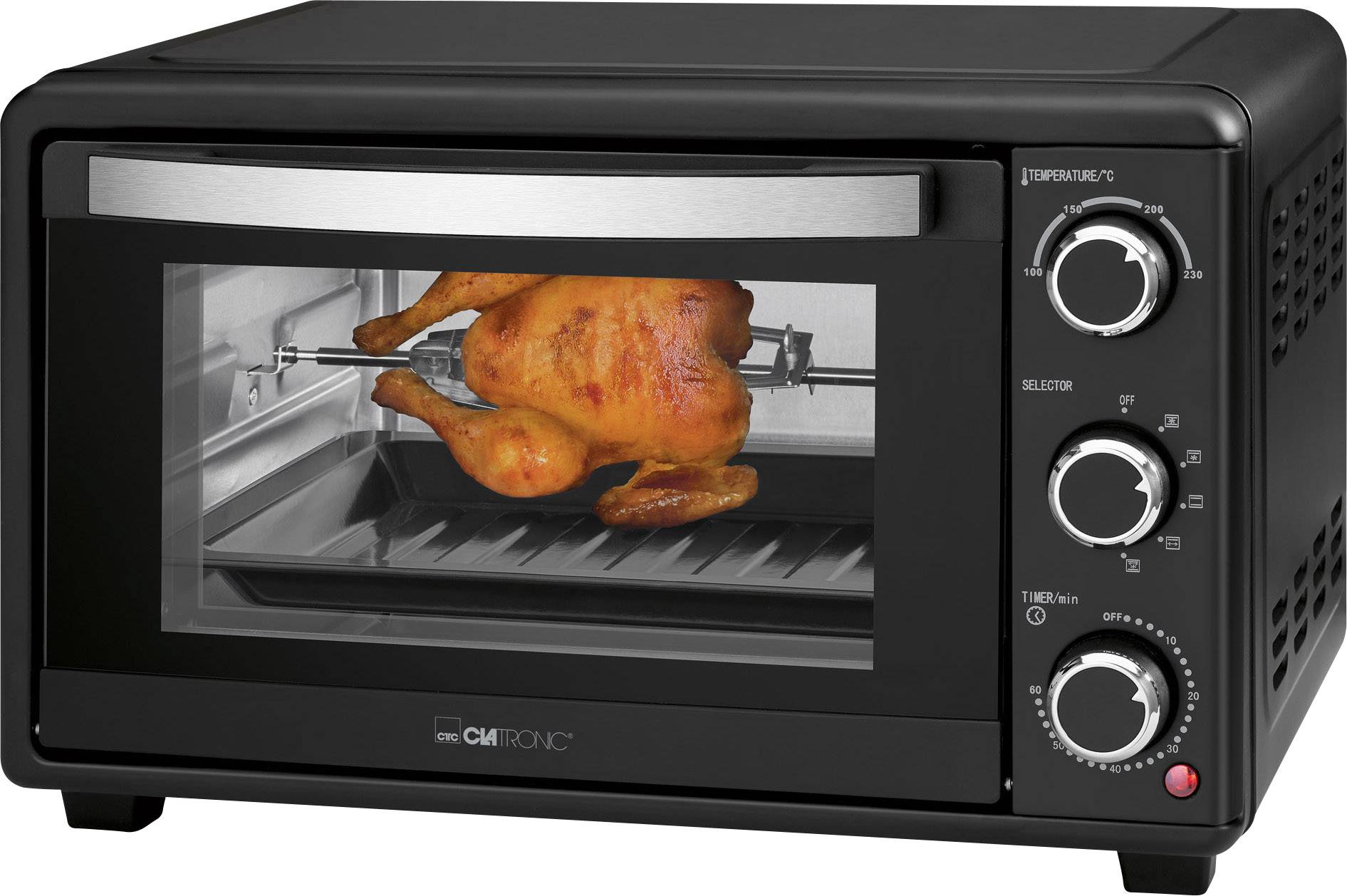 Clatronic MBG 3727 Minibackofen Heißluft-Funktion 25 l