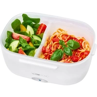 Clatronic LB 3719 263890 Elektrische Lunchbox Weiß, Orange Clatronic LB 3719 263890 Elektrische Lunchbox Weiß, Orange