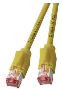 EFB Elektronik K8055.10 RJ45 Netzwerkkabel, Patchkabel CAT 6a S/FTP 10.00 m Gelb vergoldete Steckkontakte 1 St.
