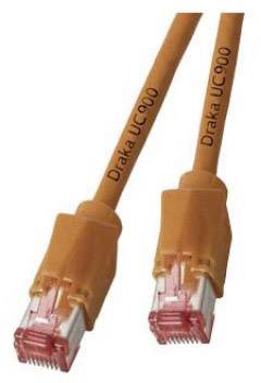 EFB Elektronik K8056.5 RJ45 Patchkabel CAT 6a S/FTP 5.00 m Orange vergoldete Steckkontakte 1 St.