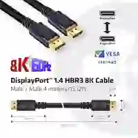 Club3D DisplayPort Anschlusskabel DisplayPort Stecker, DisplayPort Stecker 4.00m Schwarz CAC-1069B 8K UHD DisplayPort-Kabel Club3D DisplayPort Anschlusskabel DisplayPort Stecker, DisplayPort Stecker 4.00m Schwarz CAC-1069B 8K UHD DisplayPort-Kabel
