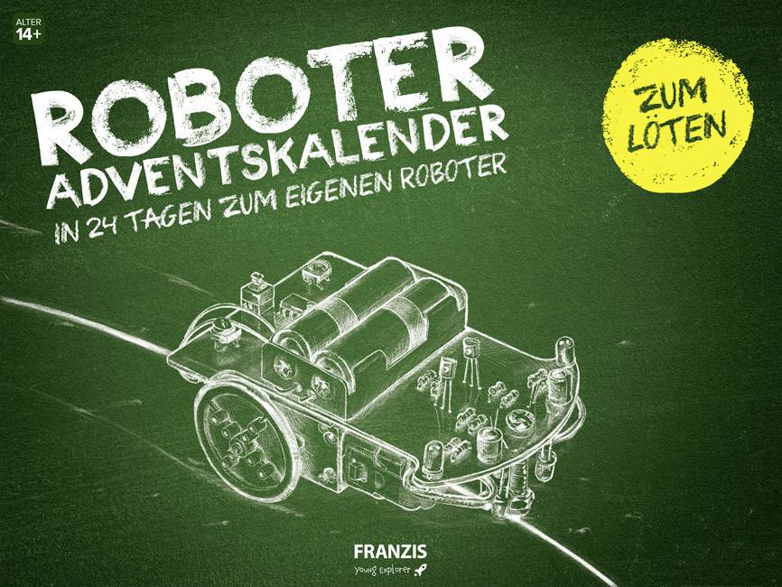 Franzis Verlag Adventskalender Roboter Adventskalender ab 14 Jahre