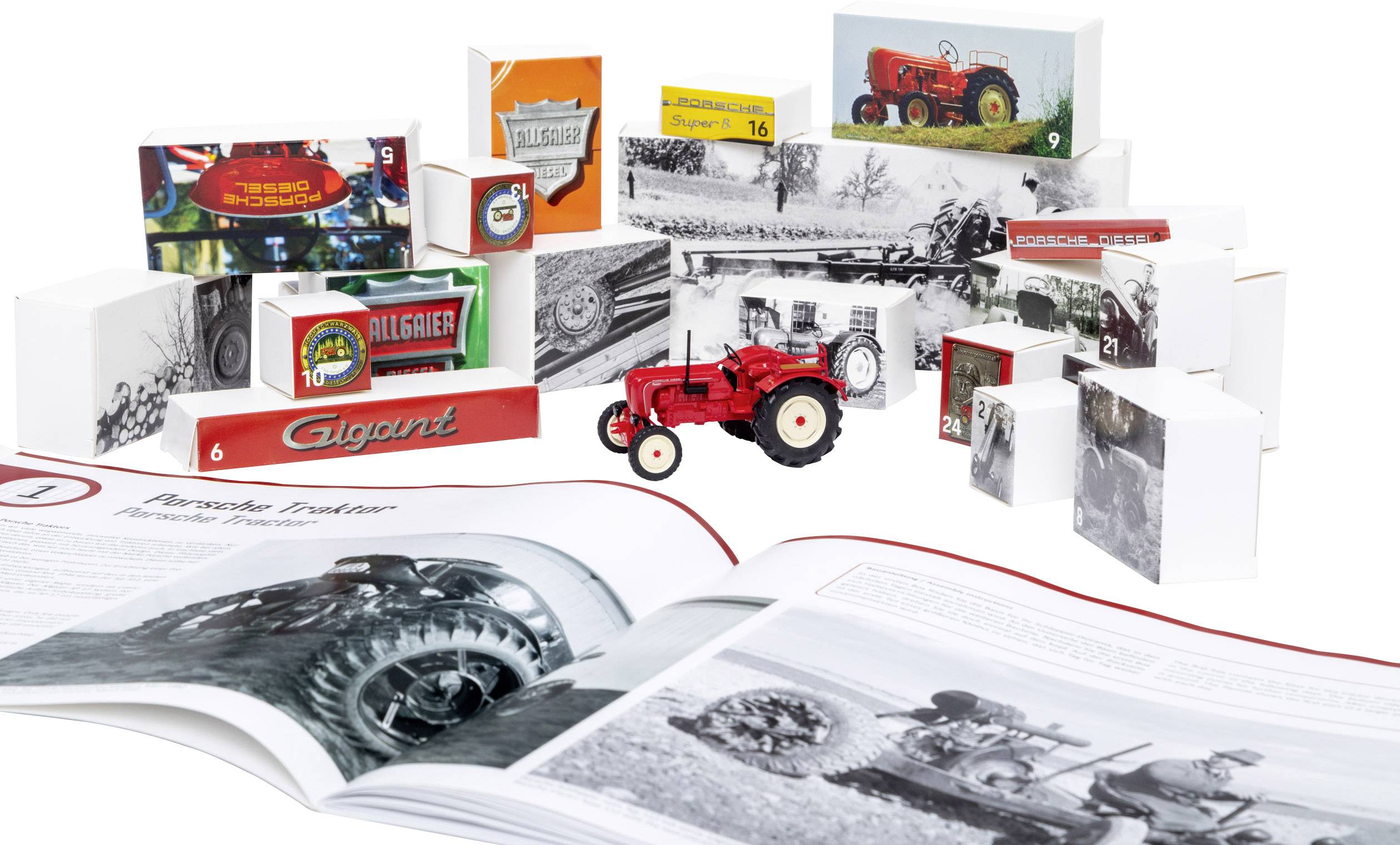 Porsche Oldtimer-Traktor Adventskalender
