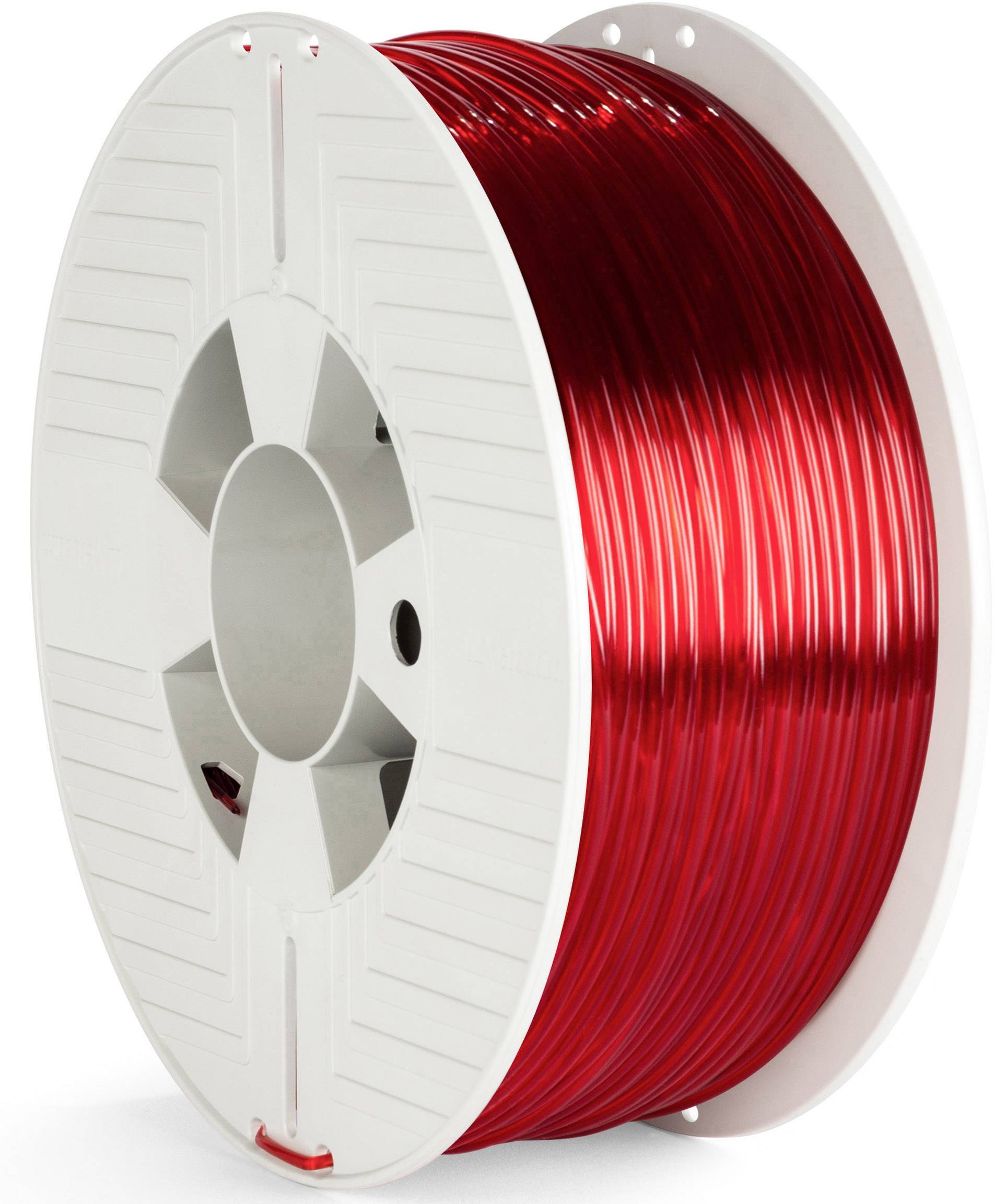 Verbatim 55062 Filament PETG 2.85mm 1kg Rot (transparent) 1St.