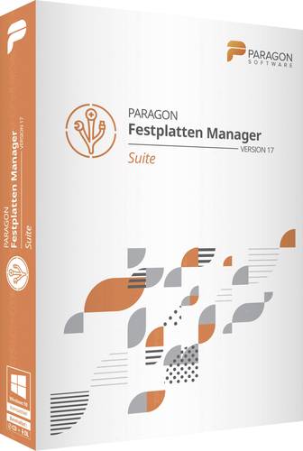 Paragon Festplatten Manager 17 Suite Vollversion, 1 Lizenz Windows Sicherheits-Software