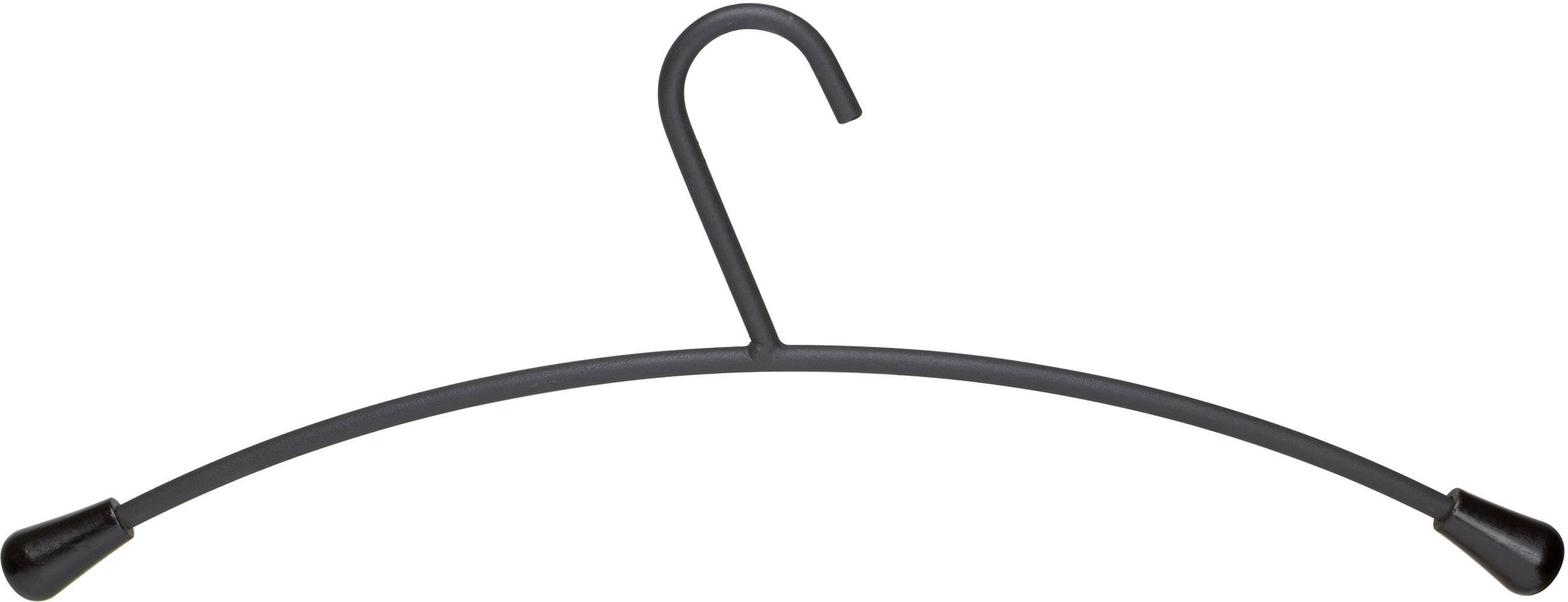 Maul Kleiderbügel 9452090 (B x H) 46 cm x 19 cm Stahl Schwarz 5 St.