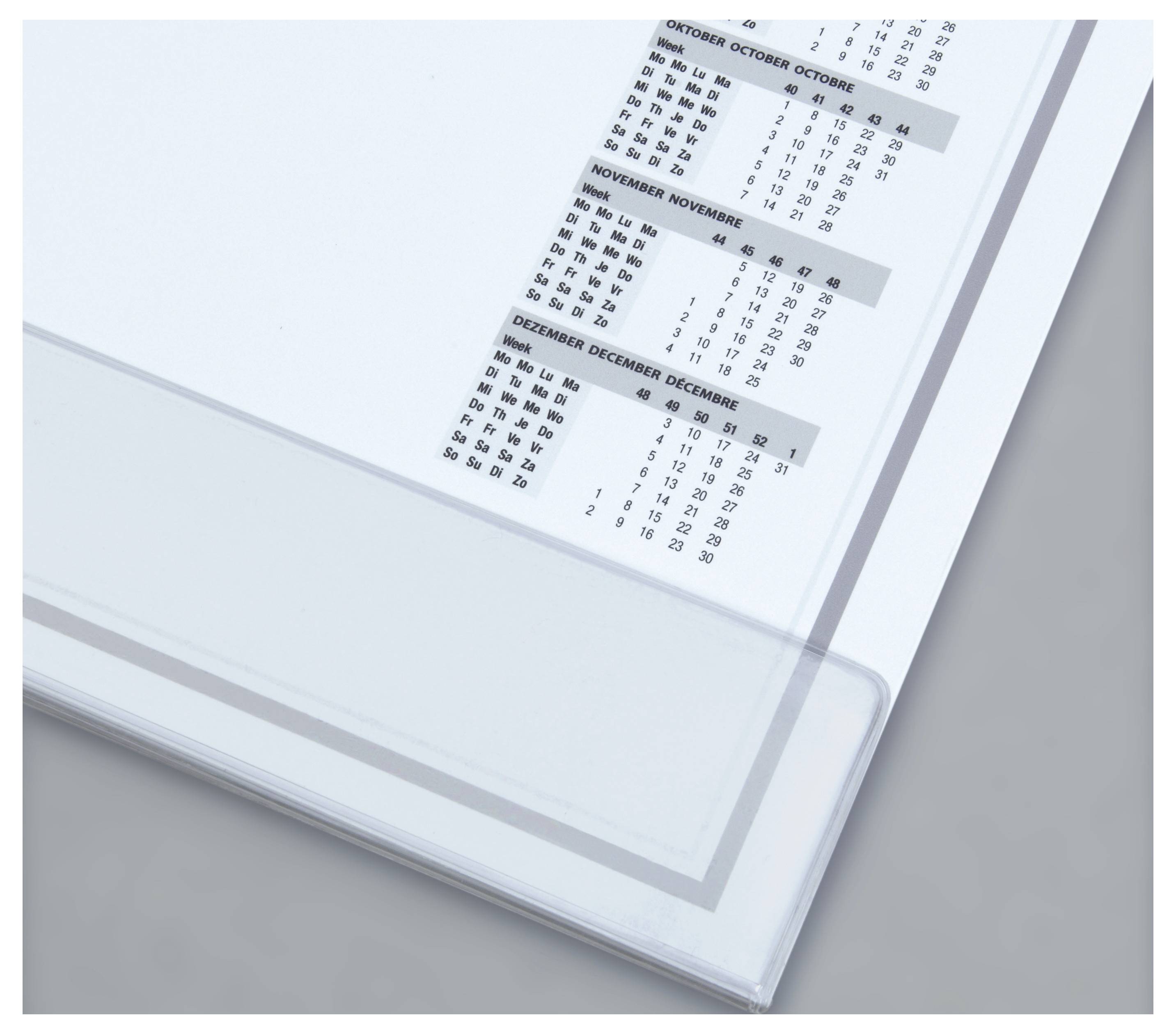 Sigel Protect HO366 Schreibunterlage 2-Jahreskalender Grau (B x H) 595 mm x 410 mm