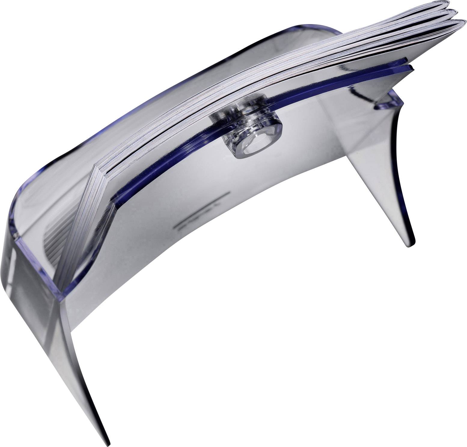 Sigel acrylic LH130 Tisch-Prospekthalter Transparent DIN A4 Anzahl der Fächer 3 1 St. (B x H x T) 245 x 400 x 170 mm