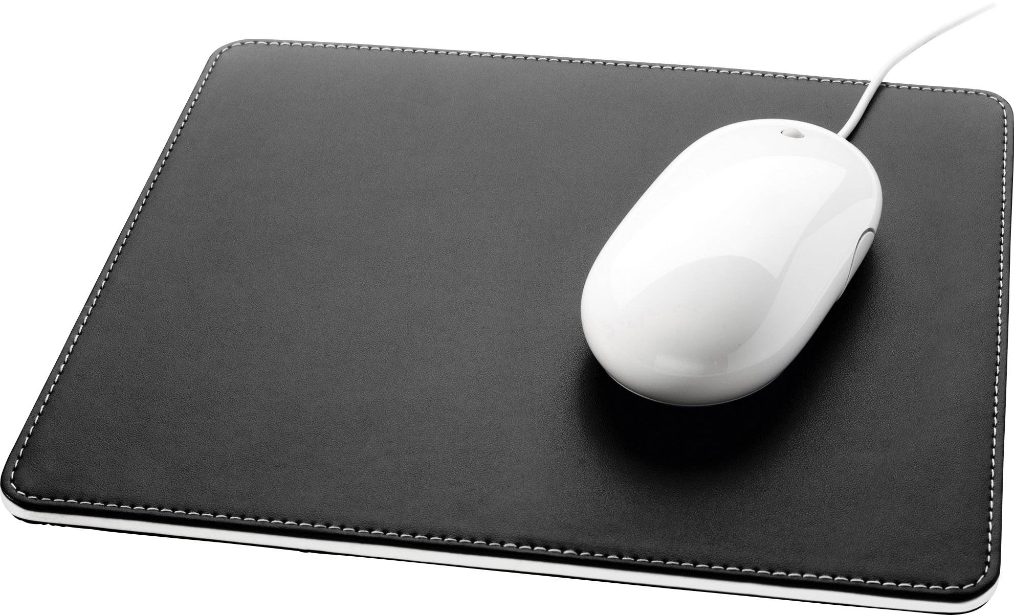 Sigel eyestyle® Mauspad Schwarz, Weiß