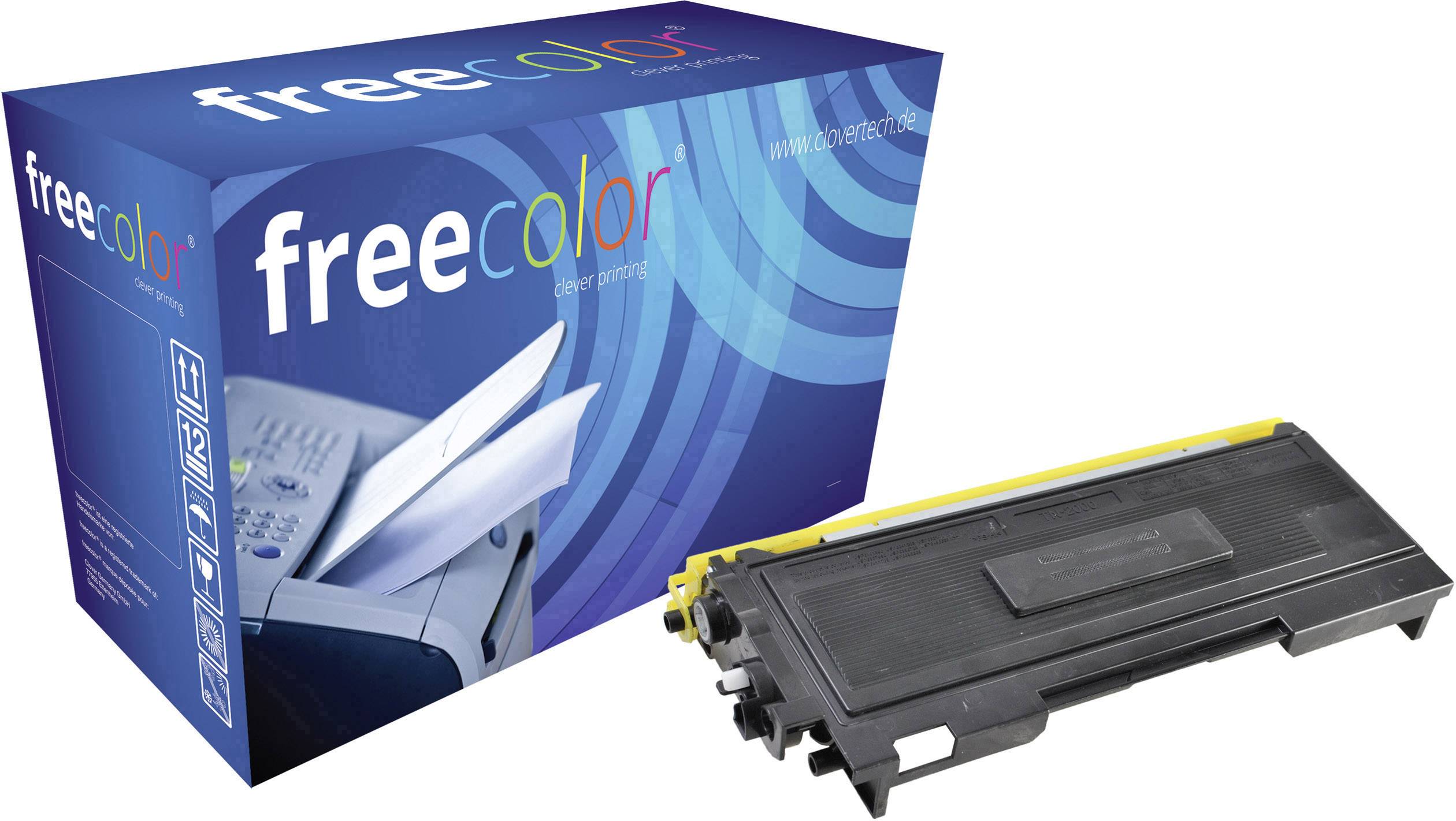 freecolor Tonerkassette ersetzt Brother TN-2000, TN2000 Kompatibel Schwarz 2500 Seiten TN2000-FRC