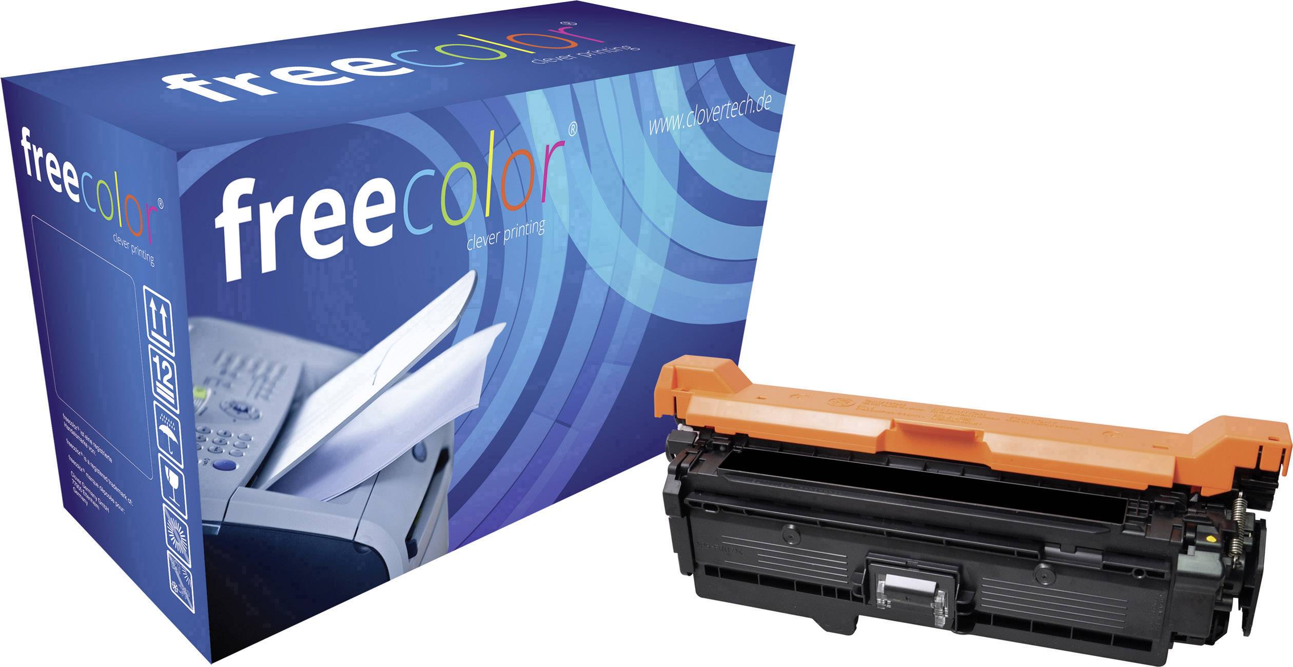 freecolor Toner ersetzt HP 504A, CE250A Kompatibel Schwarz 5000 Seiten 3525B-LY-FRC 3525B-LY-FRC
