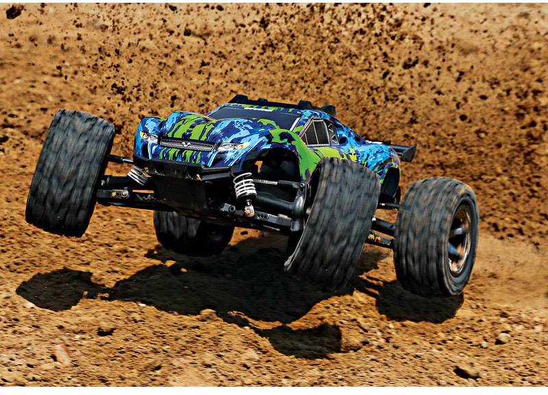 Traxxas Rustler 4x4 VXL Brushless 1:10 RC Modellauto Elektro Truggy Allradantrieb (4WD) RtR 2,4 GHz