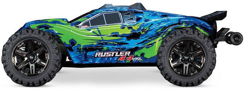 Traxxas Rustler 4x4 VXL Brushless 1:10 RC Modellauto Elektro Truggy Allradantrieb (4WD) RtR 2,4 GHz