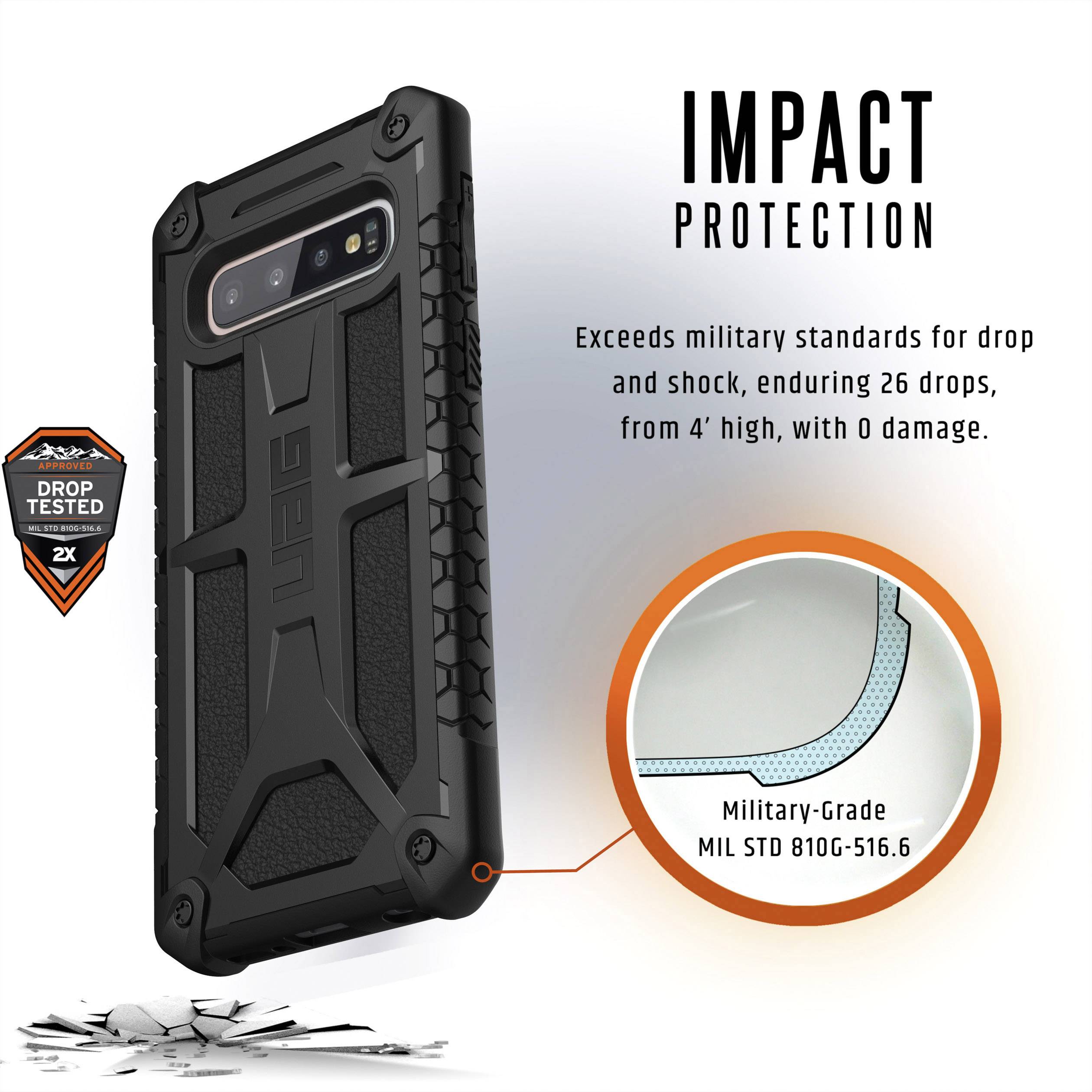 Uag Monarch Outdoorcase Samsung Galaxy S10 Schwarz