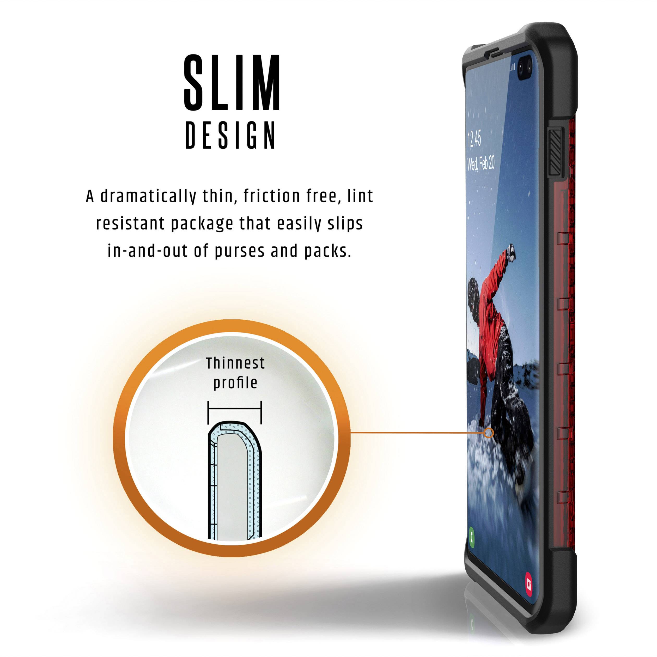 Urban Armor Gear Plasma Backcover Samsung Galaxy S10+ Rot