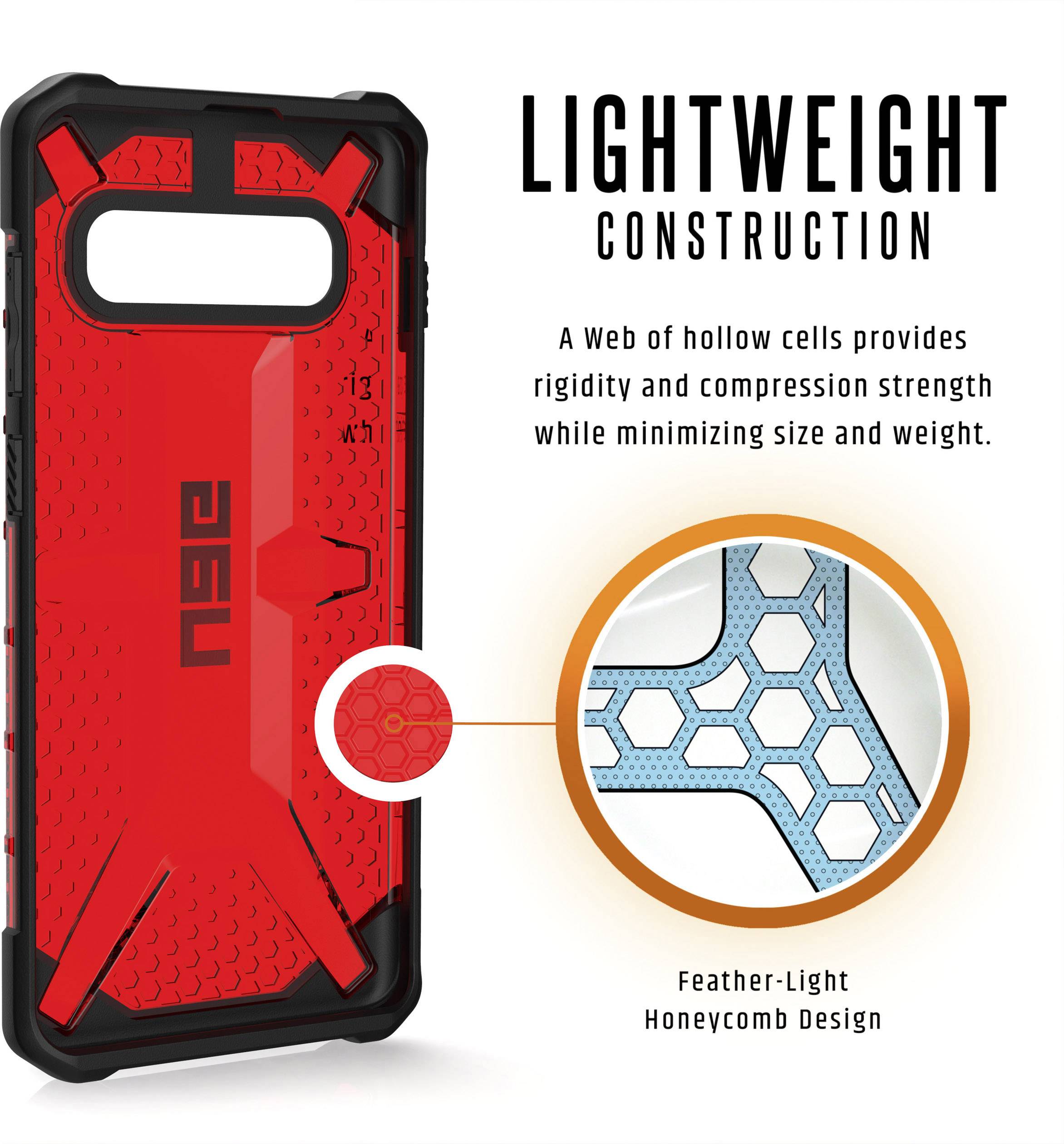 Urban Armor Gear Plasma Backcover Samsung Galaxy S10+ Rot