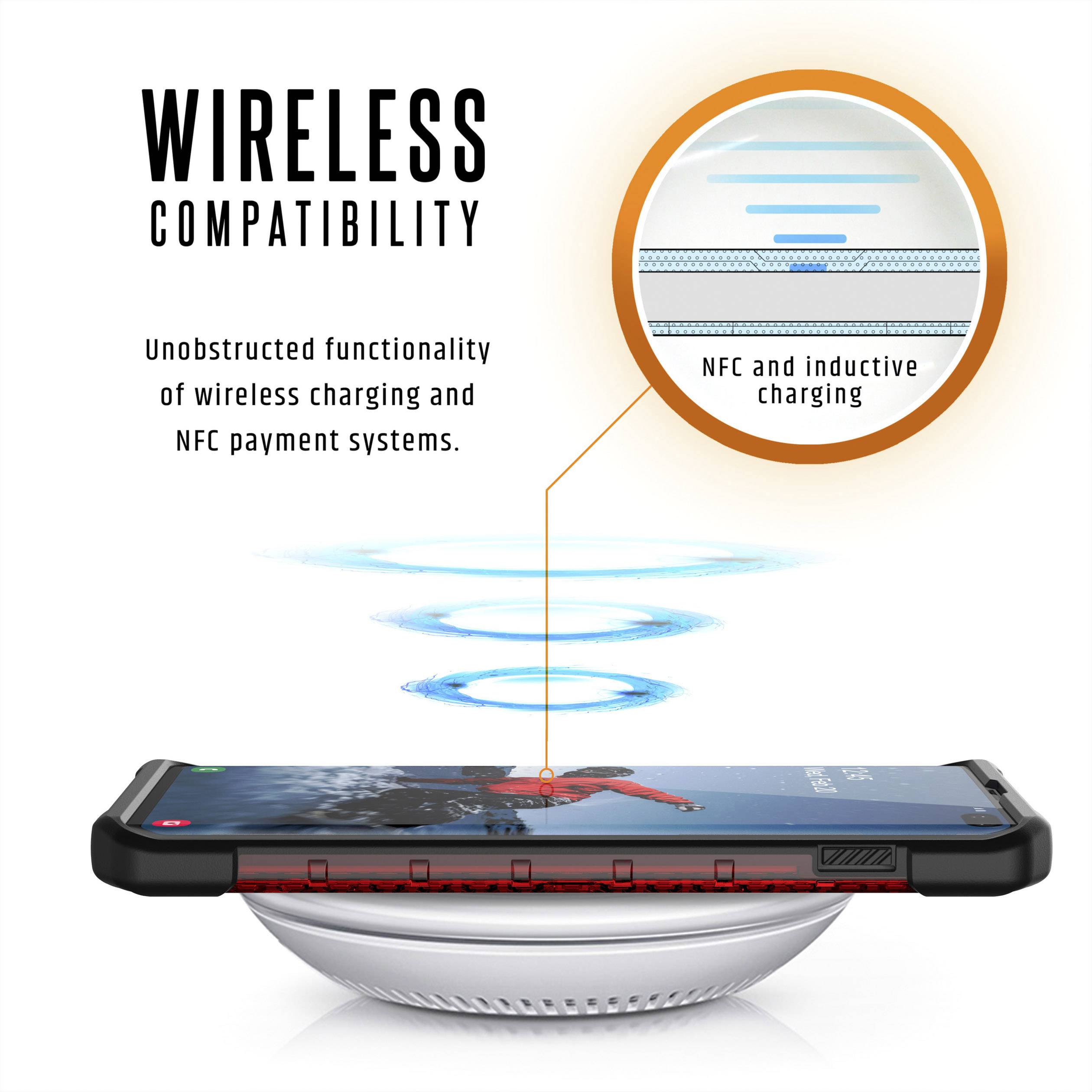 Urban Armor Gear Plasma Backcover Samsung Galaxy S10+ Rot