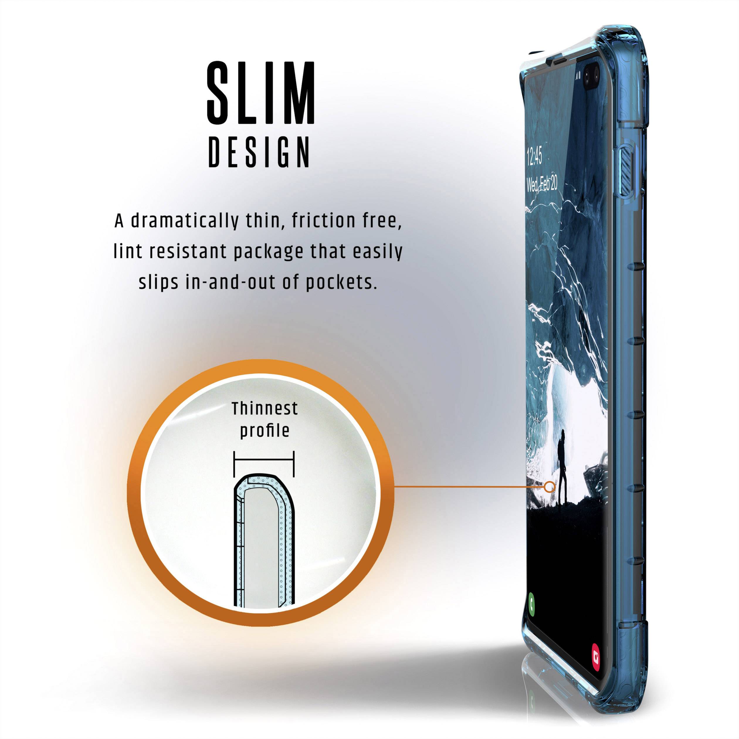 Urban Armor Gear Plyo Backcover Samsung Galaxy S10+ Blau