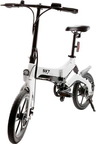 SXT Scooters VELOX E Bike mit Trittantrieb Weiß Lithium 36V 5.2Ah mit herausnehmbaren Akku, Rahmen  - Onlineshop Voelkner