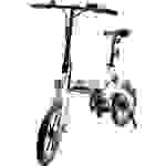 SXT Scooters VELOX E-Bike mit Trittantrieb Weiß Lithium 36V 5.2Ah mit herausnehmbaren Akku, Rahmen klappbar