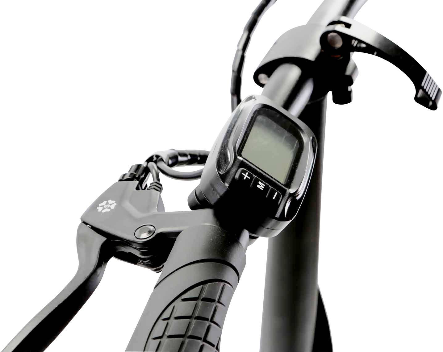 SXT Scooters VELOX E-Bike mit Trittantrieb Weiß Lithium 36V 5.2Ah mit herausnehmbaren Akku, Rahmen klappbar