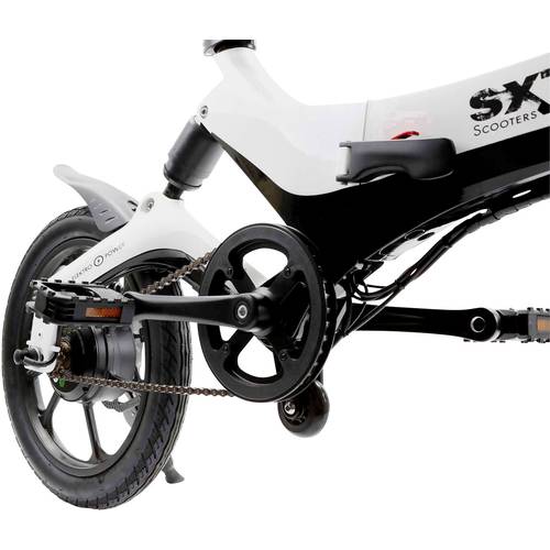 SXT Scooters VELOX EBike mit Trittantrieb Weiß Lithium 36V 5.2Ah mit herausnehmbaren Akku SXT Scooters VELOX EBike mit Trittantrieb Weiß Lithium 36V 5.2Ah mit herausnehmbaren Akku