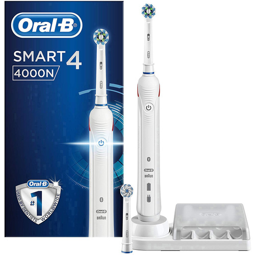 Oral-B Smart4 4000N 203377 Elektrische Zahnbürste Rotierend/Oszilierend Weiß