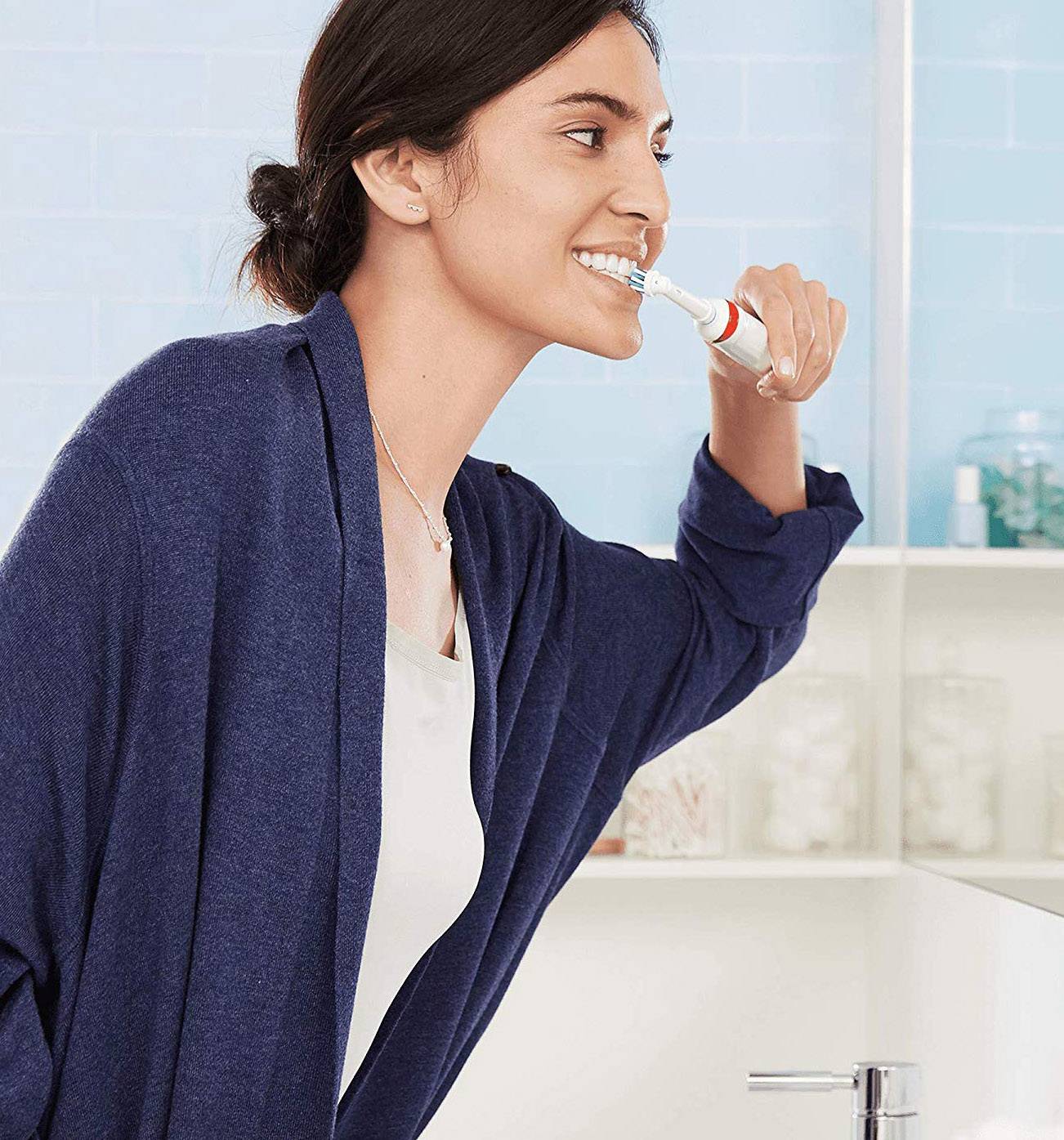 Oral-B Smart4 4000N 203377 Elektrische Zahnbürste Rotierend/Oszilierend Weiß