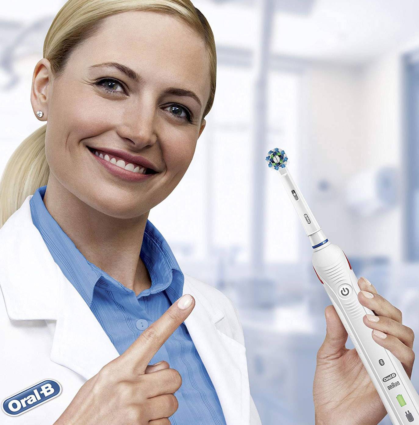 Oral-B Smart4 4000N 203377 Elektrische Zahnbürste Rotierend/Oszilierend Weiß