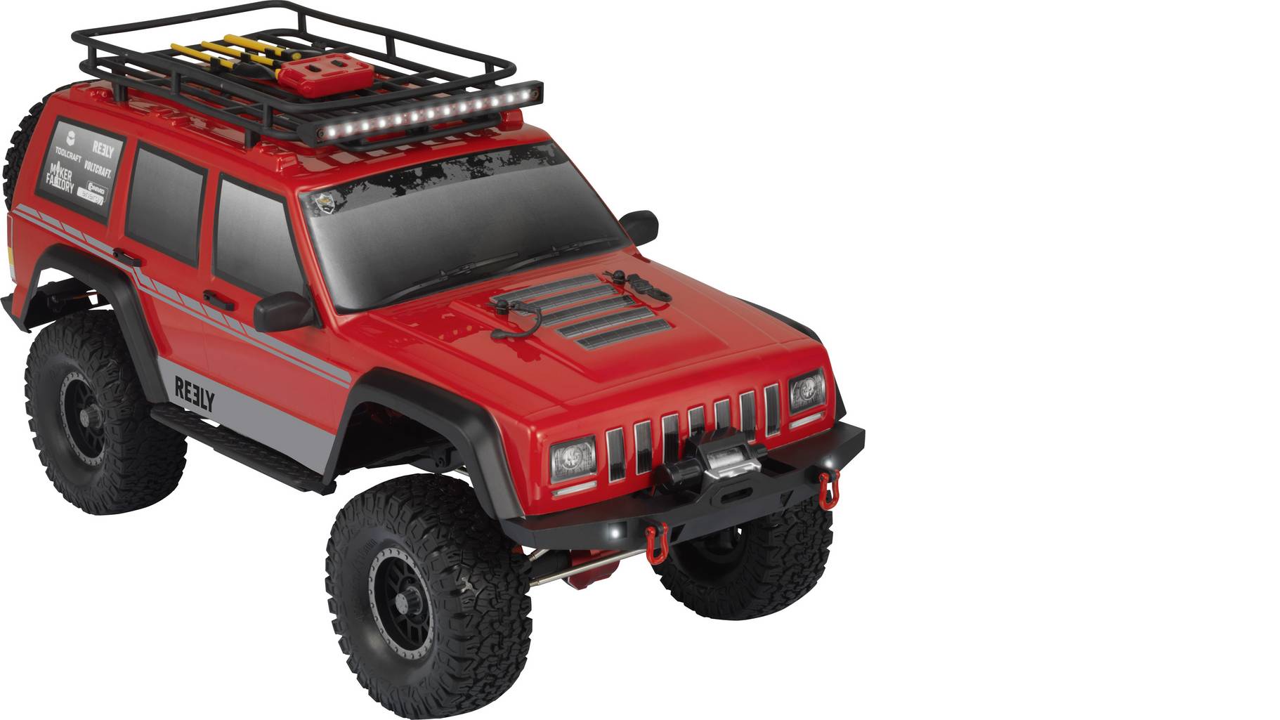 Reely Crawler FreeMen 2.0 6x6 Auto RC Elettrica 1:10 - 6WD, Motore 550, 10 Km/h, RTR Con Telecomando