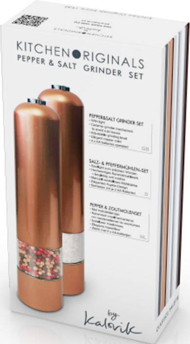 TKG Team Kalorik TKG PSGR 1050 CO Salz-, Pfeffermühle Kupfer 1 Set