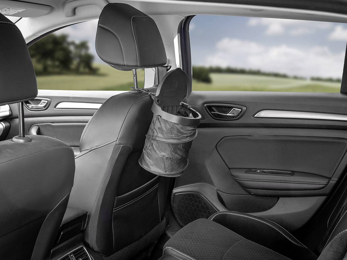 Eufab Garbage bucket foldable 17526 Mülleimer 4l (Ø x H) 160mm x 205mm Schwarz 1St.