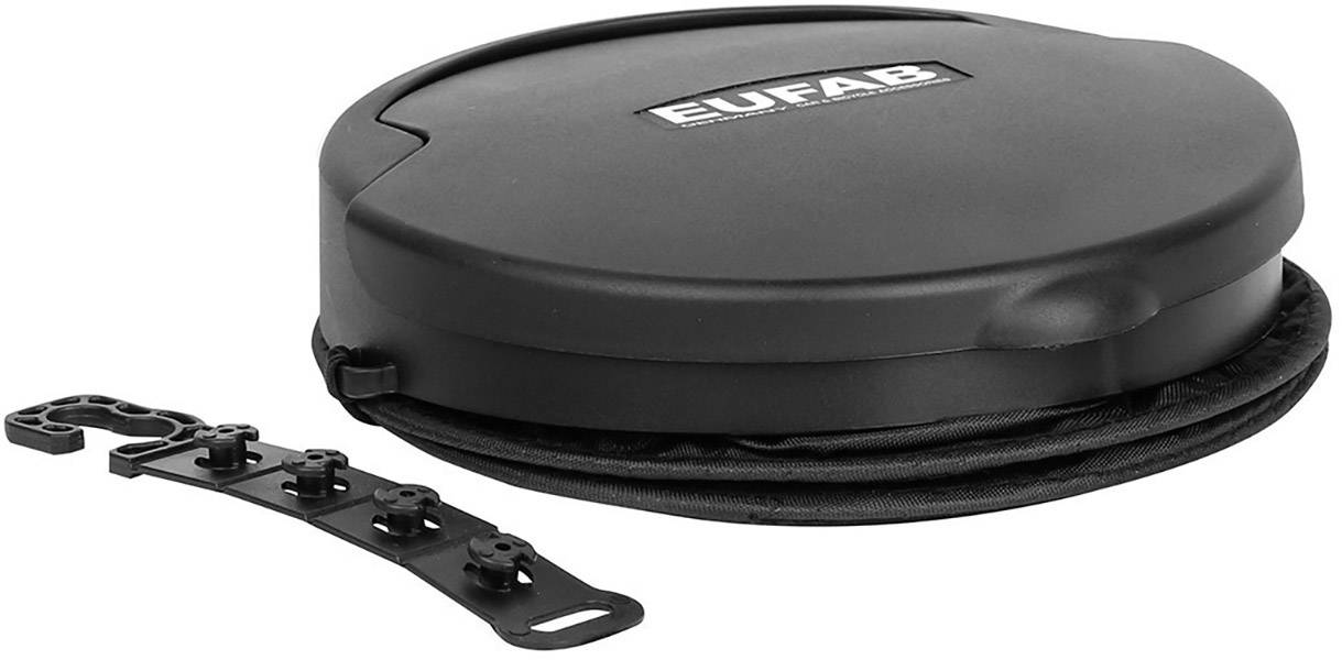 Eufab Garbage bucket foldable 17526 Mülleimer 4 l (Ø x H) 160 mm x 205 mm Schwarz 1 St.