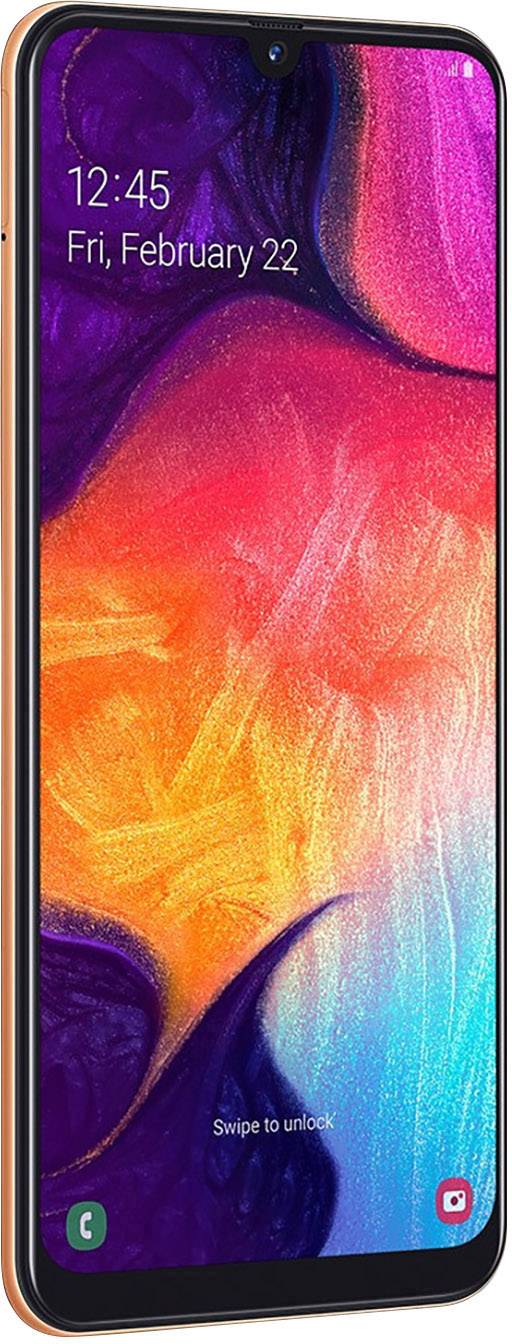 Samsung Galaxy A50 Smartphone 128GB 6.4 Zoll (16.3 cm) Dual-SIM Android™ 9.0 25 Mio. Pixel Koralle