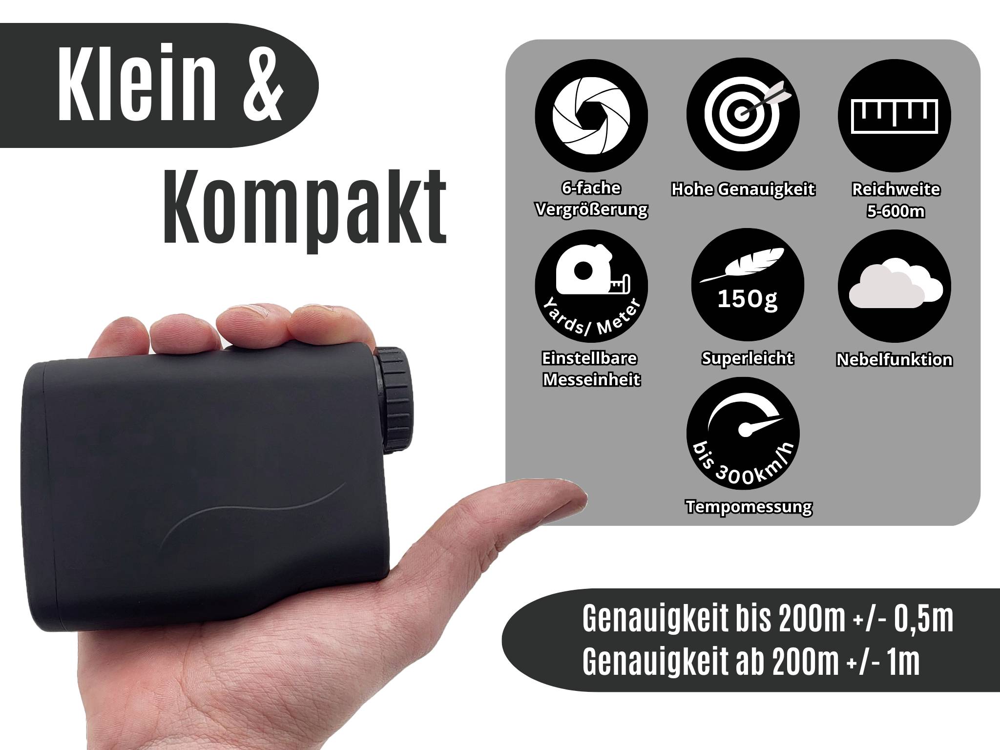 Berger & Schröter Speed PRO X7 wireless Entfernungsmesser 6 x 21mm Reichweite (fx) 5 bis 1000m