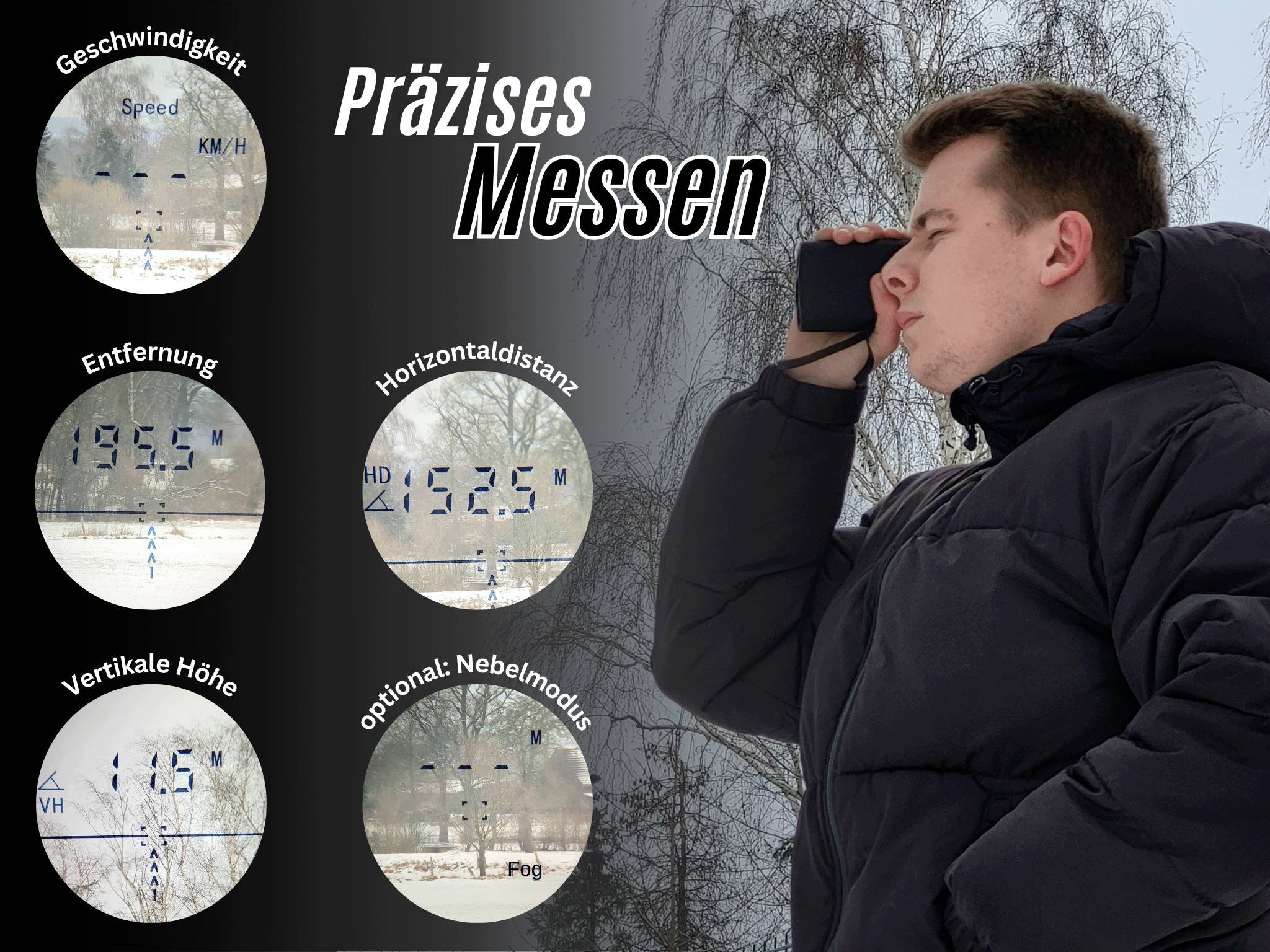 Berger & Schröter Speed PRO X7 wireless Entfernungsmesser 6 x 21mm Reichweite (fx) 5 bis 1000m