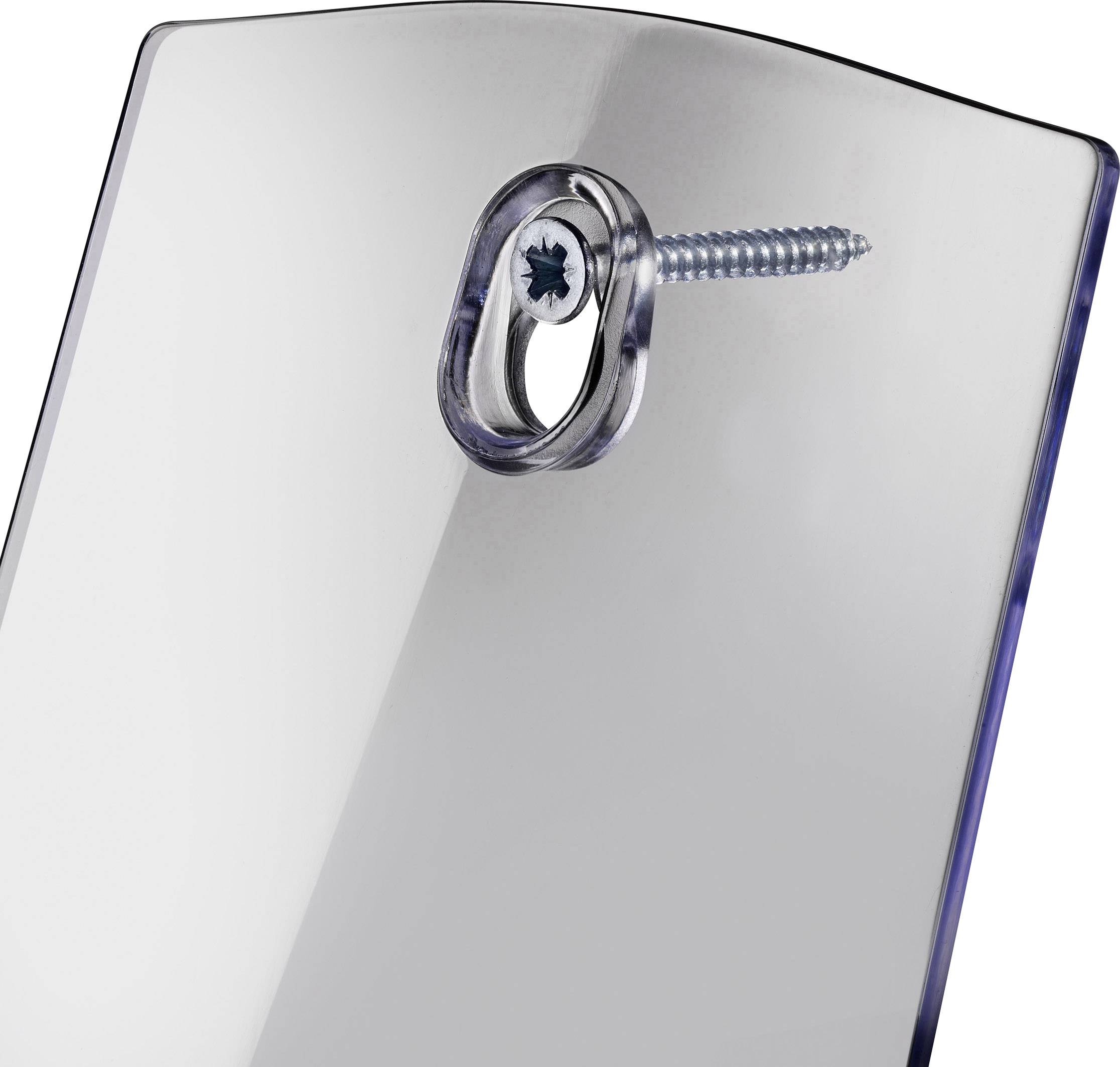 Sigel acrylic LH111 Tisch-Prospekthalter mit Visitenkartenfach Transparent DIN A4 Anzahl der Fächer 1 1 St. (B x H x T) 240 x 290 x 115 mm