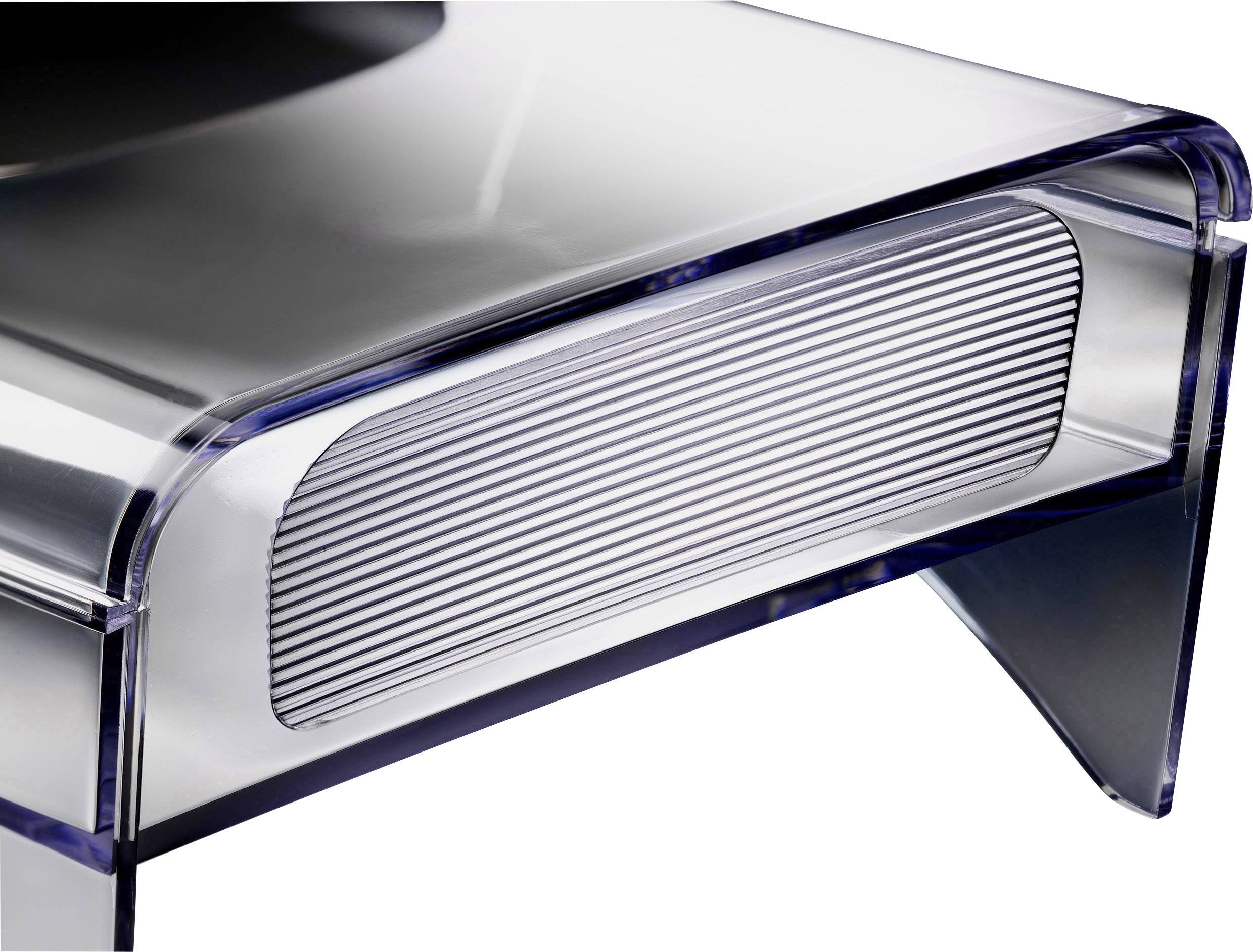 Sigel acrylic LH111 Tisch-Prospekthalter mit Visitenkartenfach Transparent DIN A4 Anzahl der Fächer 1 1 St. (B x H x T) 240 x 290 x 115 mm