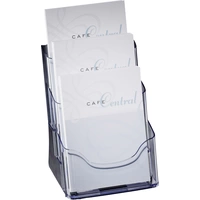 Sigel LH132 Tisch-Prospekthalter Transparent DIN A5 Anzahl der Fächer 3 N/A 1 St. (B x H x T) 175 x 290 x 150mm Sigel LH132 Tisch-Prospekthalter Transparent DIN A5 Anzahl der Fächer 3 N/A 1 St. (B x H x T) 175 x 290 x 150mm