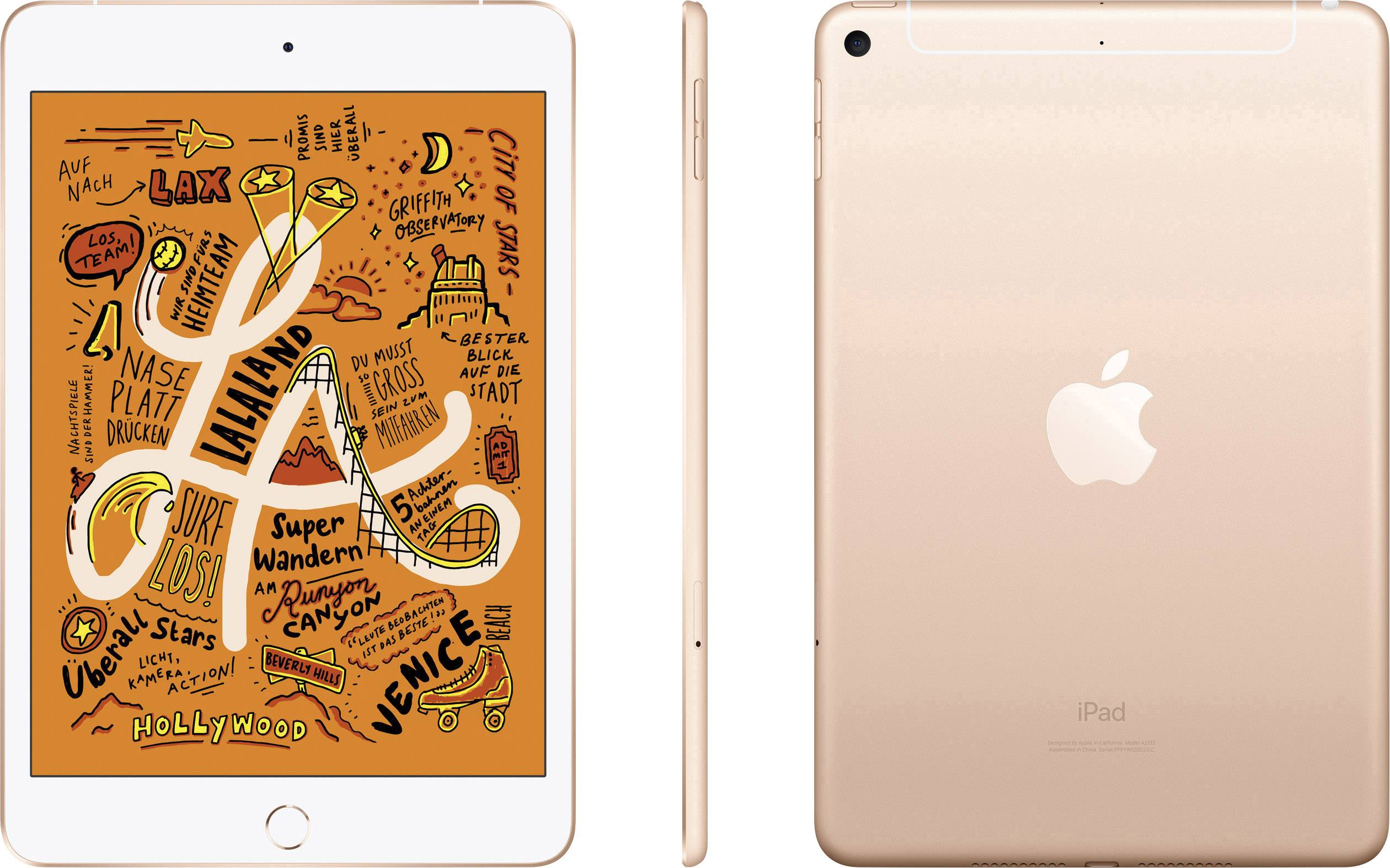 Apple iPad mini 7.9 (5. Generation) WiFi + Cellular 256 GB Gold 20.1 cm (7.9 Zoll) 2048 x 1536 Pixel