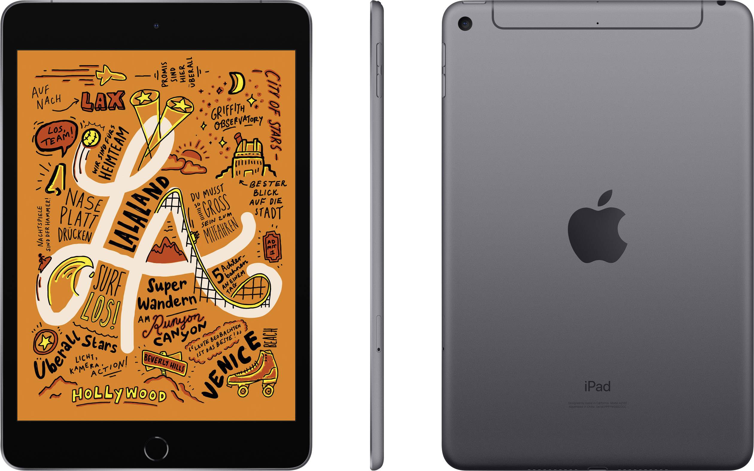 Apple iPad mini 7.9 (5. Generation, 2019) WiFi + Cellular 64 GB Spacegrau 20.1 cm (7.9 Zoll) 2048 x 1536 Pixel
