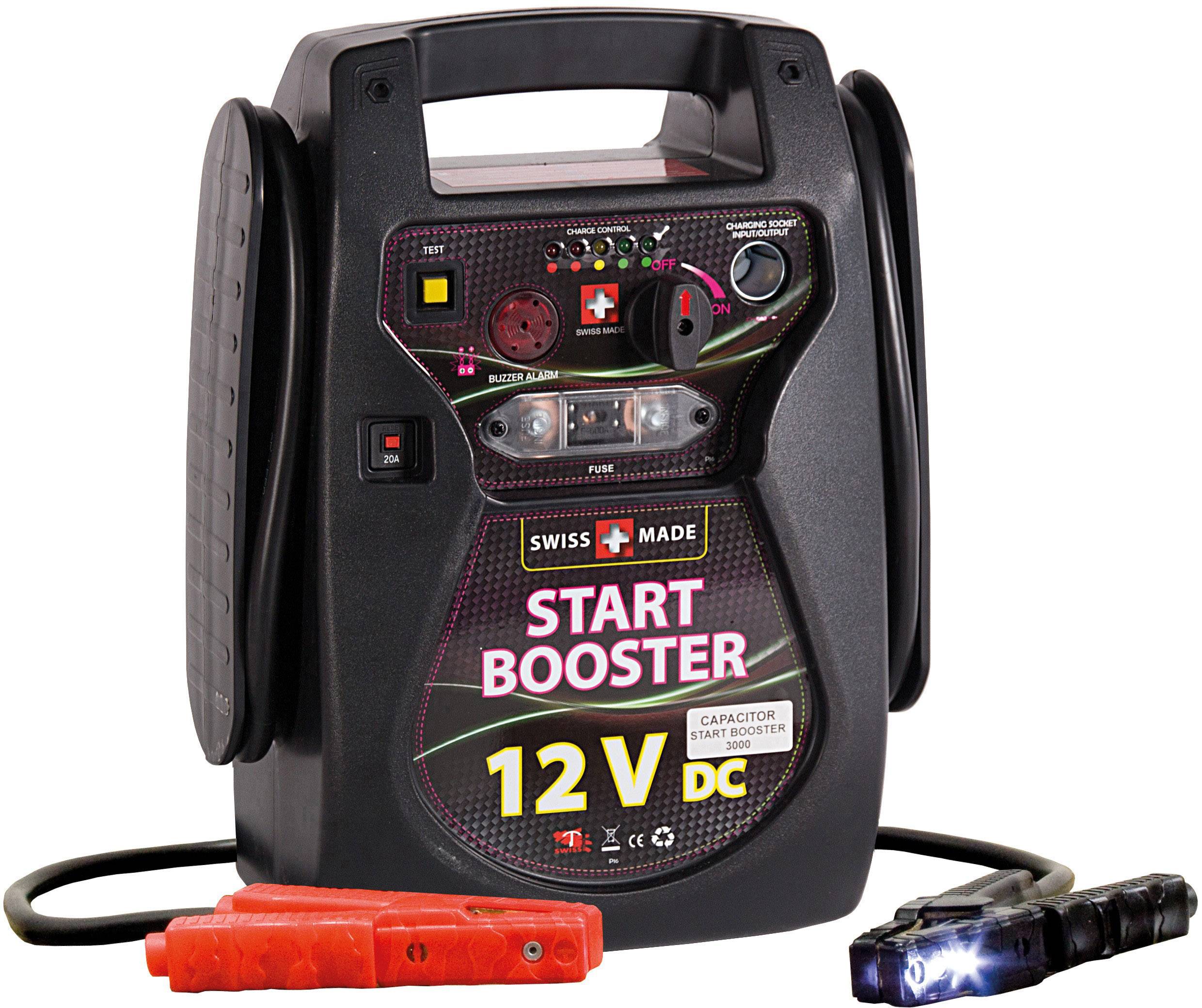 ELMAG Schnellstartsystem Start Booster UK 9000 A 55088 Starthilfestrom (12 V)=1800 A Kondensator-Technik (ohne Akku)