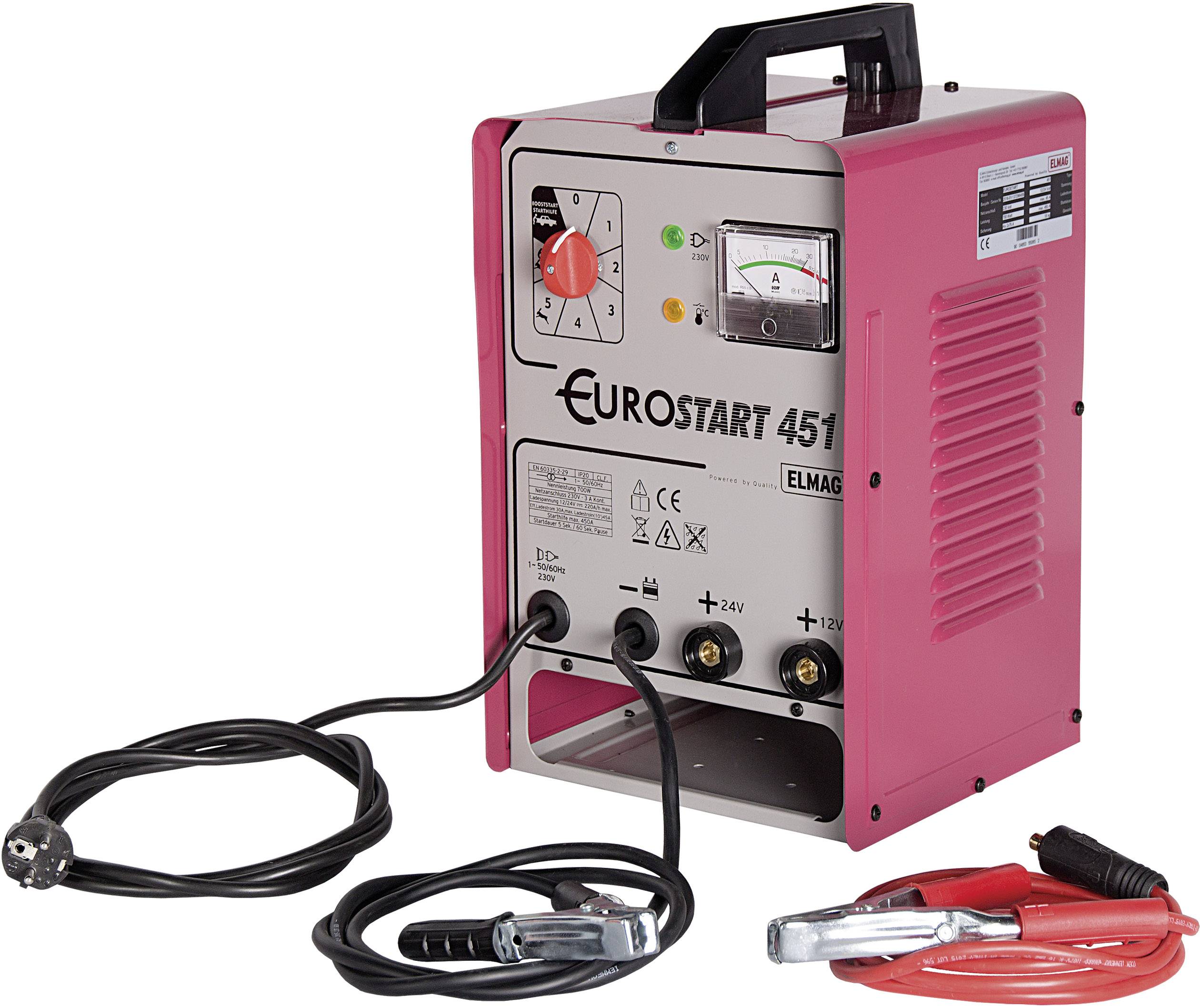 ELMAG EUROSTART 451 55065 Kfz-Ladegerät 12 V, 24V 45A