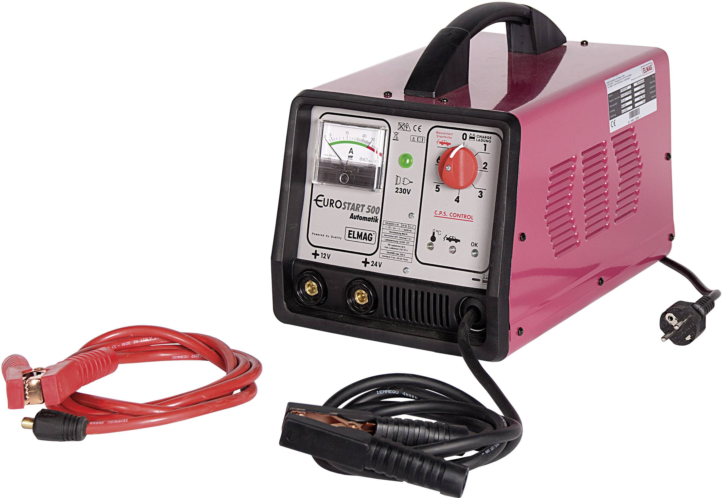ELMAG Eurostart 500 Automatik 55046 Werkstattladegerät 37A