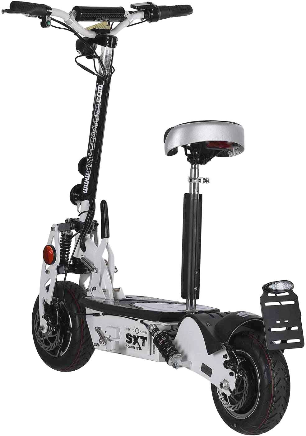 SXT Scooters ESC1000XLEEC V2 E-Scooter Weiß Blei-Gel 48V 12Ah Straßenzulassung: Deutschland